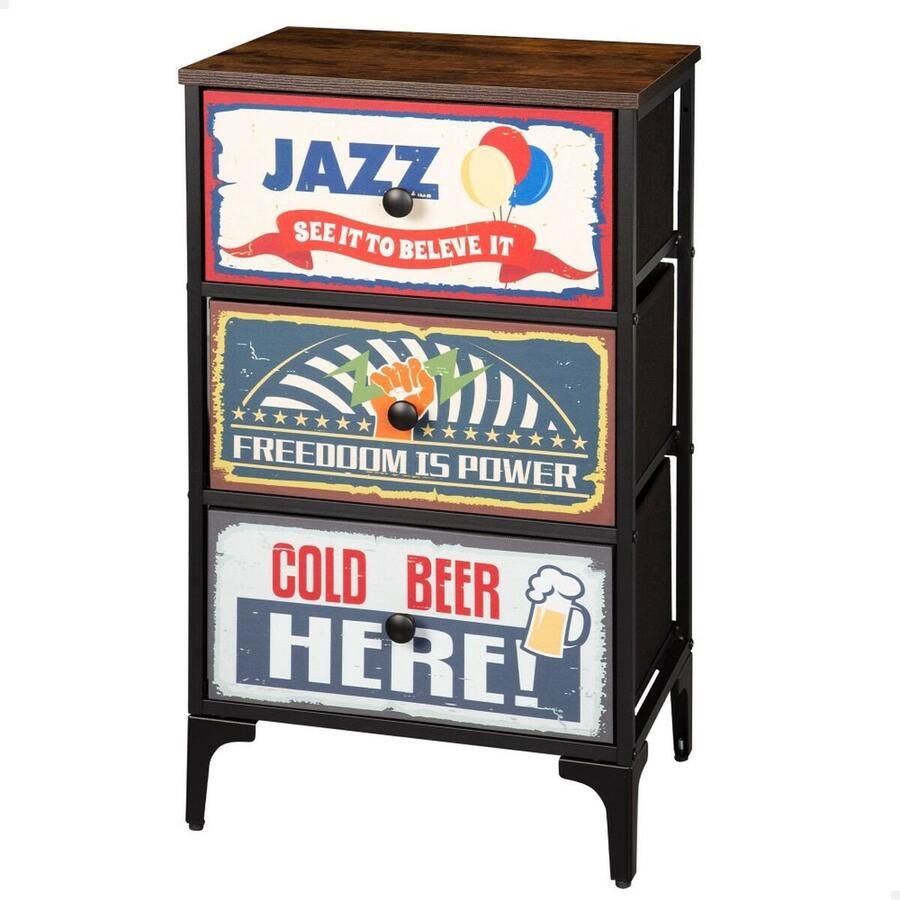 Max Home Ladenkast Vintage 45 x 77 x 30 cm