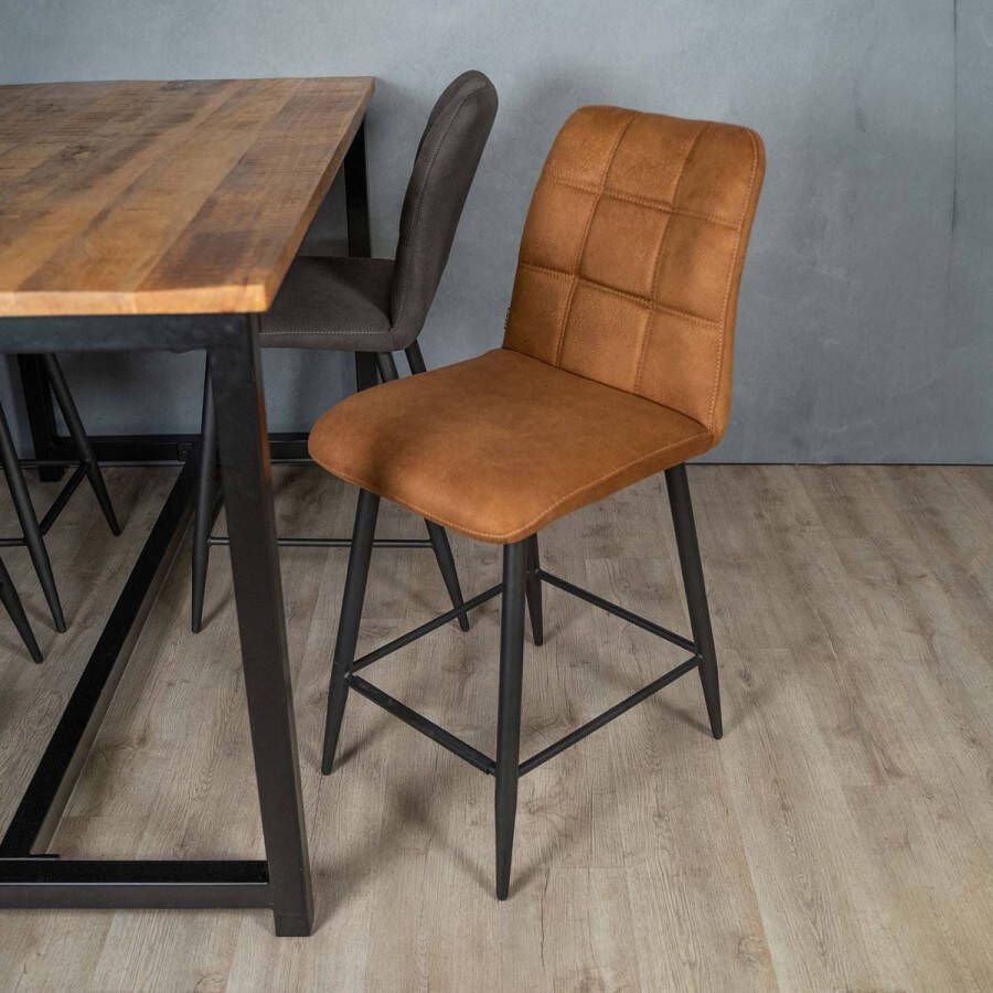 Maxfurn Barstoel Dex Cognac