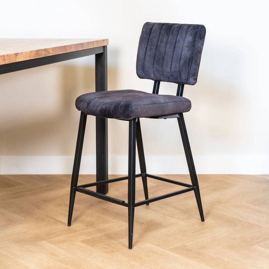 Maxfurn Barstoel Vicenza Goldy Antraciet