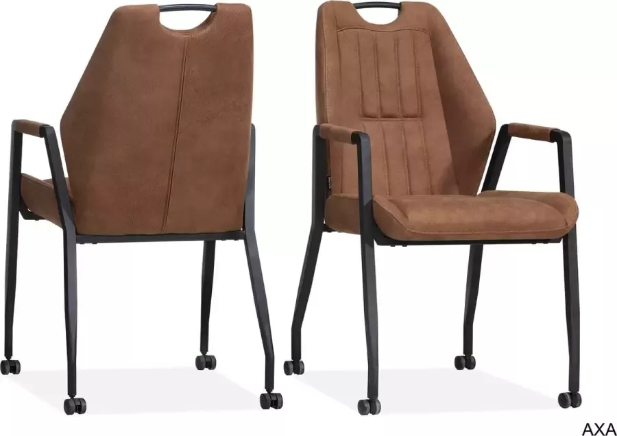 MX Sofa Eetkamerstoel AXA Cognac - Foto 2