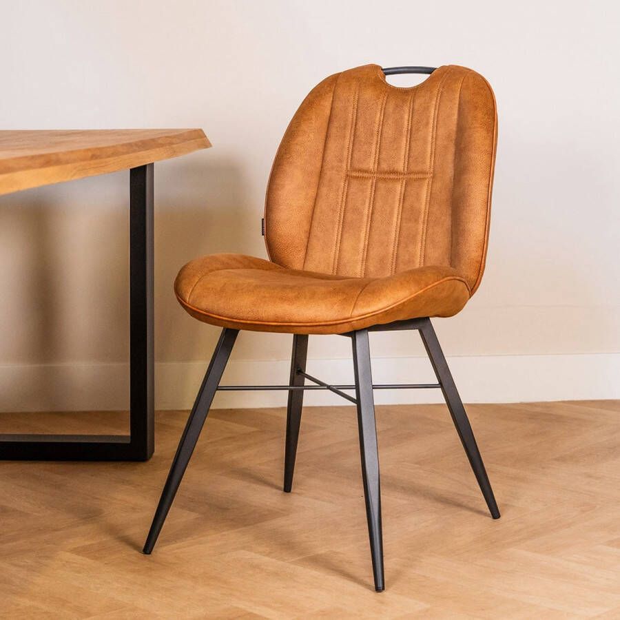 Maxfurn Eetkamerstoel Shelton Cognac