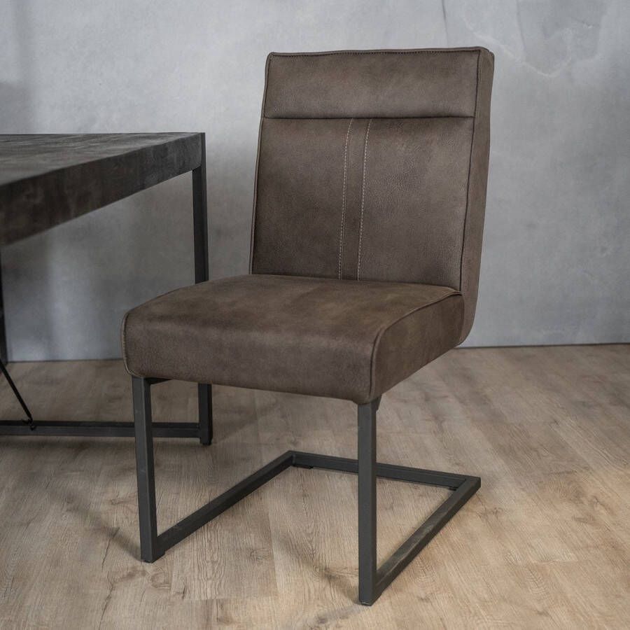 Maxfurn Eetkamerstoel Yuri Antraciet