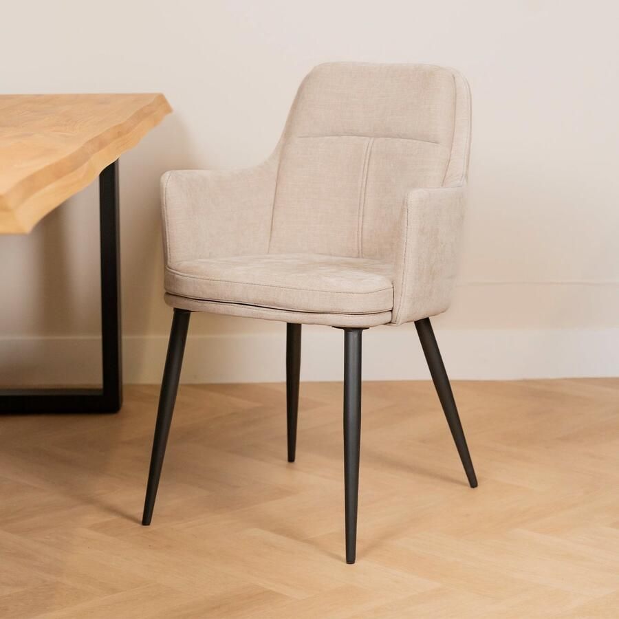 Maxfurn Eetkamerstoel Donna Miami toffee