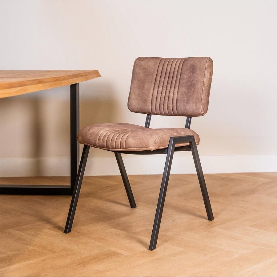 Maxfurn Eetkamerstoel Savio Goldy Latte