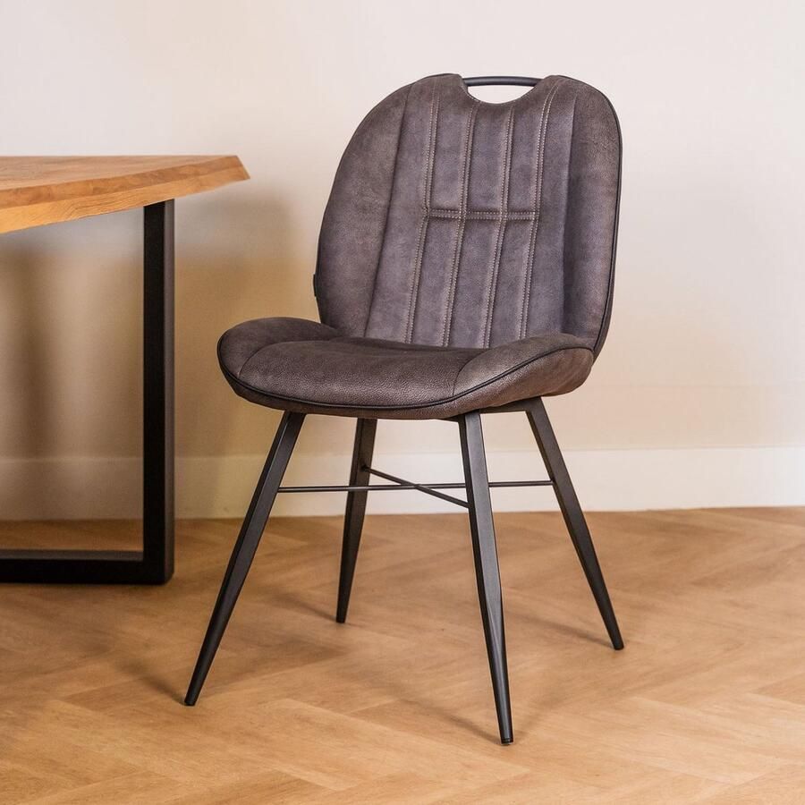 Maxfurn Eetkamerstoel Shelton Antraciet
