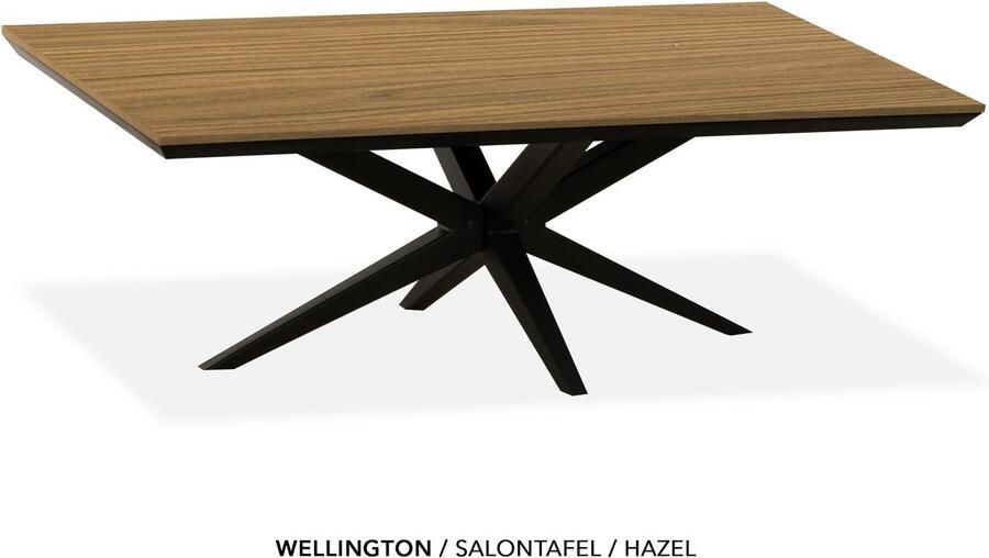 Maxfurn Zeer krasvaste salontafel met verjongde rand Hazel 135x67cm