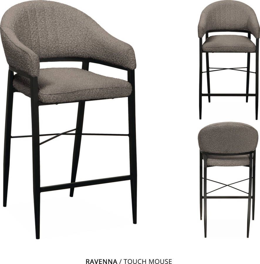 Maxfurn MX Sofa Barstoel Ravenna Mouse