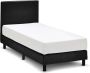 Maxi Beter Bed Cisano Complete Boxspring met Silver Pocket Deluxe Foam Matras 90x210 cm Zwart - Thumbnail 1