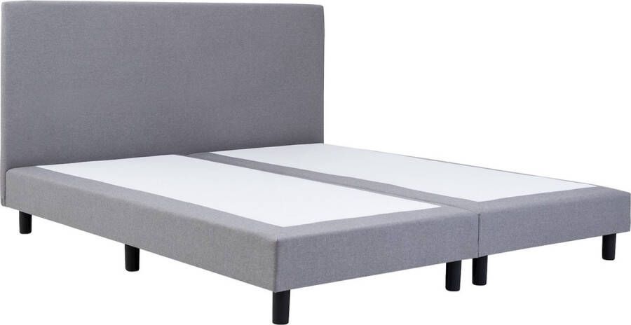 Beter Bed Basic Boxspring Cisano vlak zonder matras 120 x 200 cm lichtgrijs