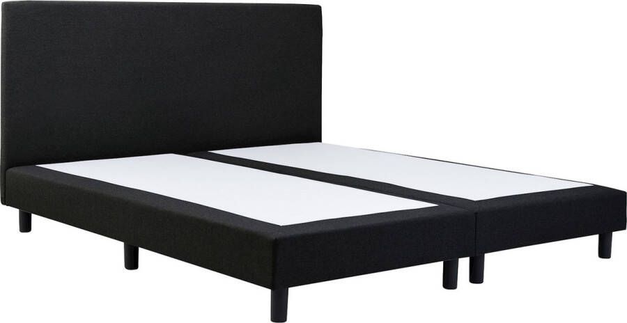 Beter Bed Basic Boxspring Cisano vlak zonder matras 120 x 200 cm zwart