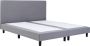 Beter Bed Basic Boxspring Cisano vlak zonder matras 160 x 210 cm lichtgrijs - Thumbnail 1