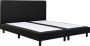 Maxi Boxspring Cisano vlak zonder matras 180 x 210 cm zwart - Thumbnail 2