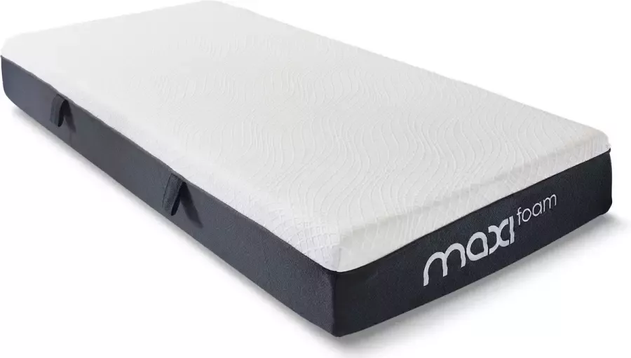 Maxi Foam Traagschuim Matras 80 x 200 cm Inclusief Gratis Hoofdkussen Dikte: 23 cm Eenpersoonsmatrassen