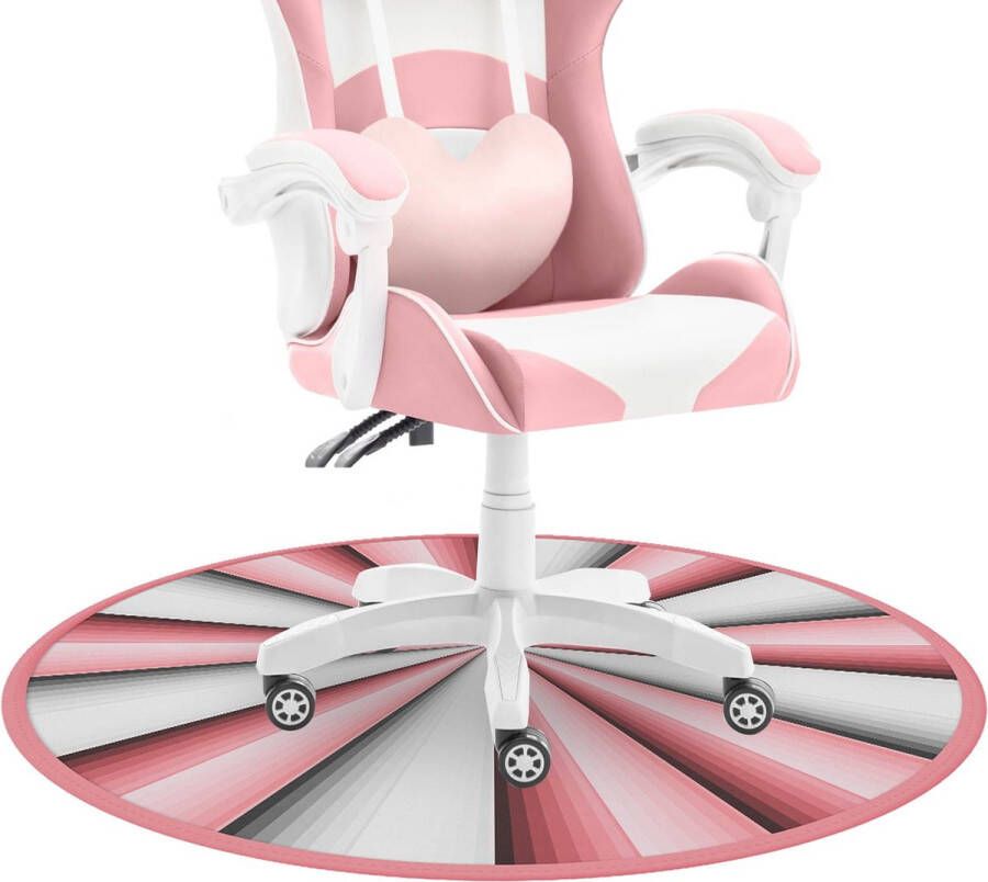 Maxi Huis Antislip bureaustoelmat vloerbeschermer roze 100 cm