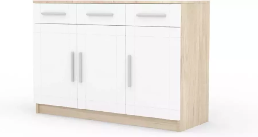 Maxi Huis Dressoir Parvin Planken Laden 103 cm Ruim - Foto 2