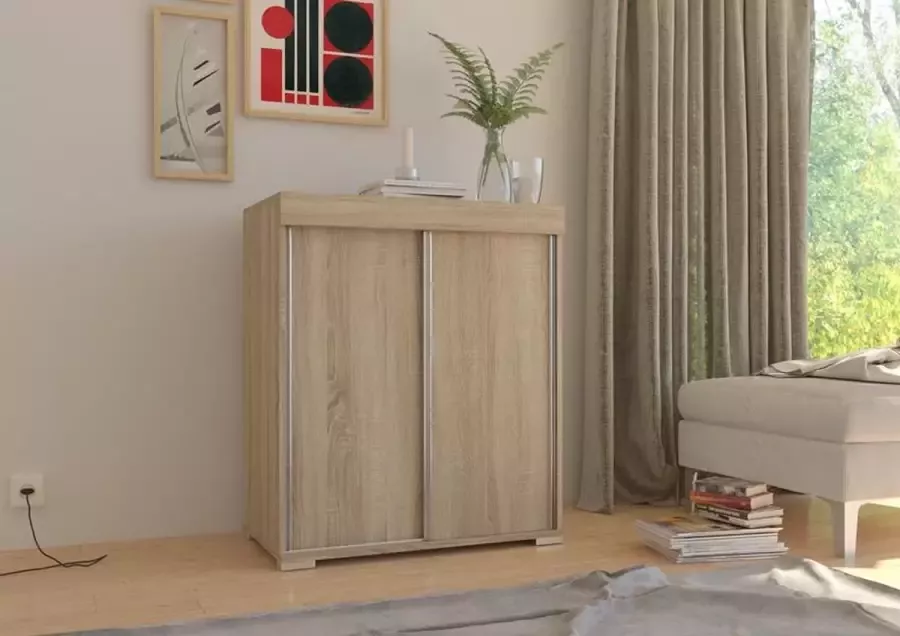 Maxi Huis Dressoirs Caesar Schuifdeuren 80x94x45 cm