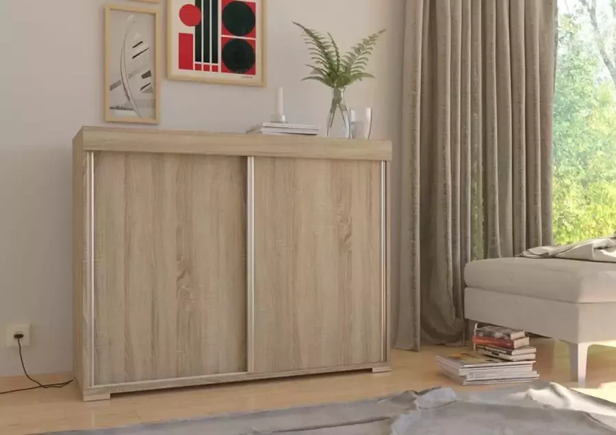 Maxi Huis Dressoirs Eden Schuifdeuren 120x94x45 cm