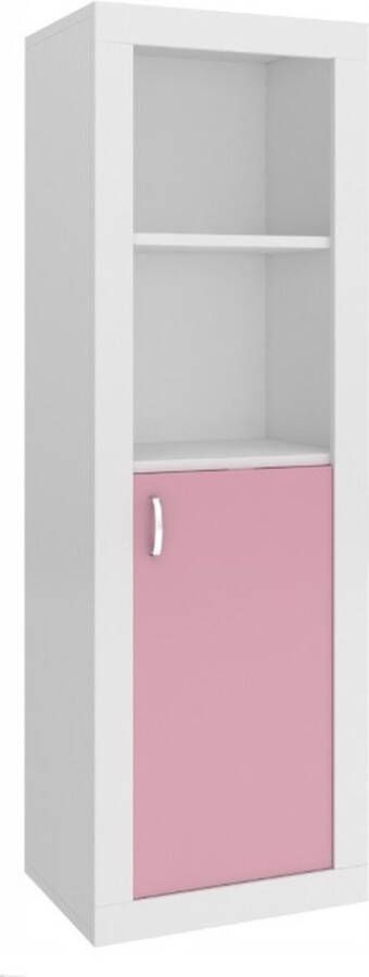 Maxi Huis Filip 45 boekenkast kinderkamer kast roze wit