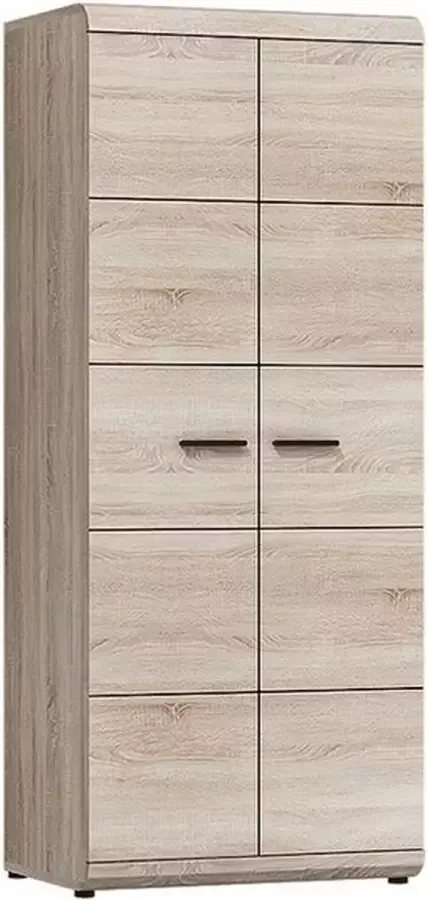 Maxi Huis Link 2D tweedeurs kledingkast kleur sonoma breedte 80 cm