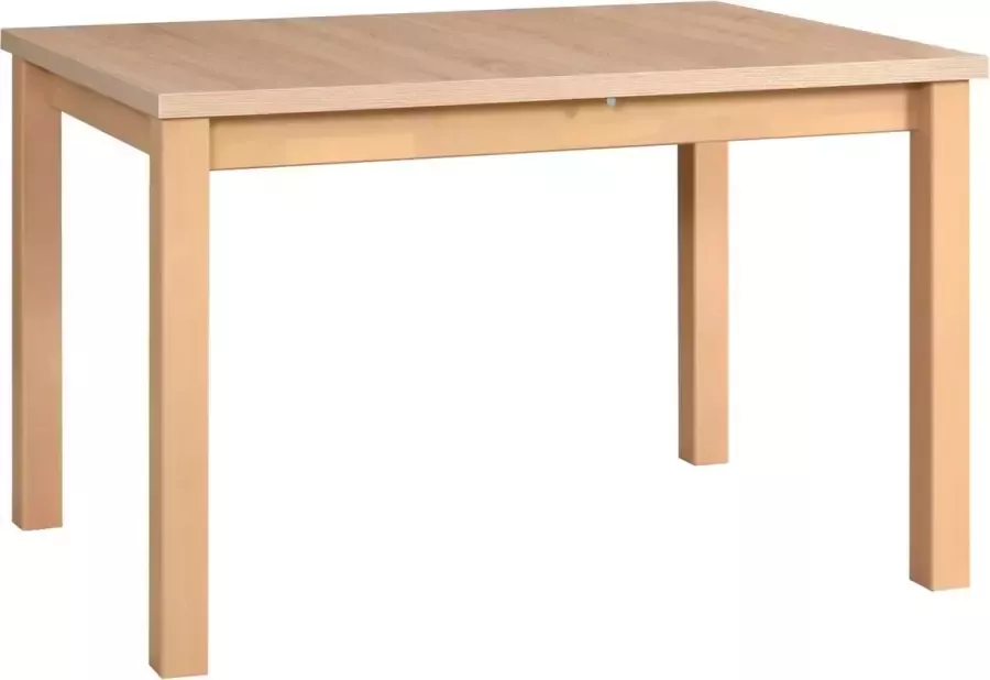 Maxi Huis Max 5 klaptafel eettafel 120 150 cm klassieke tafel sonoma eiken