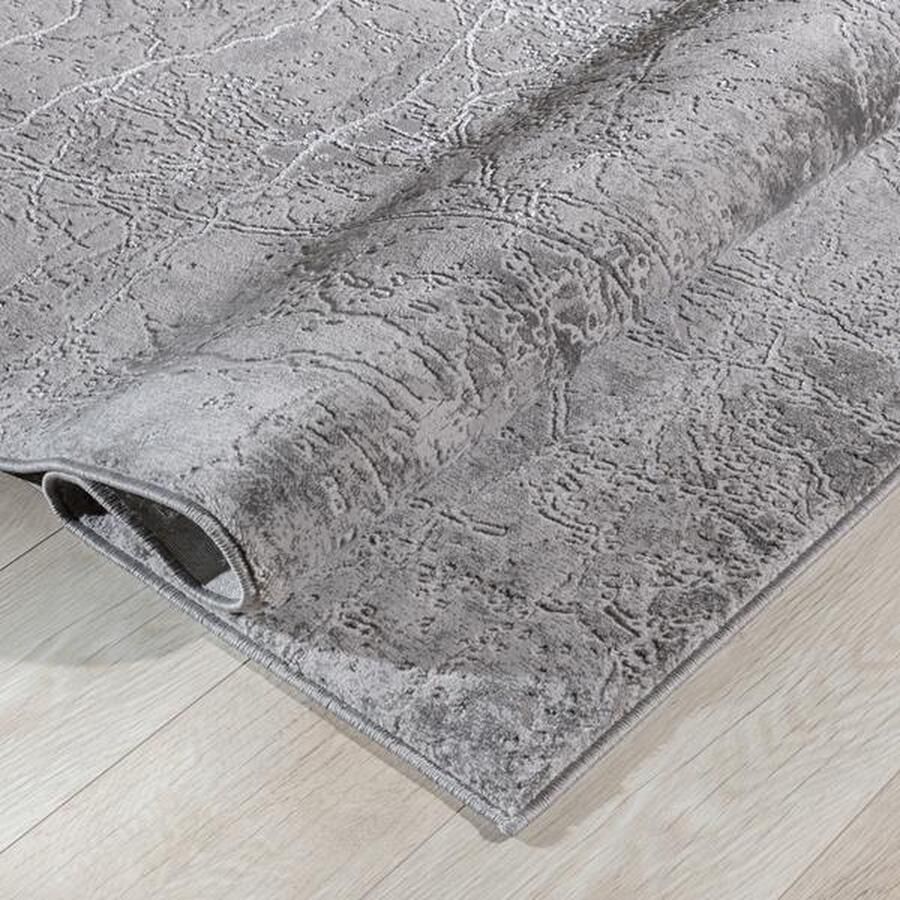 Maxi Huis Tapijt Siggi Grey 3D-effect Hoge duurzaamheid Topkwaliteit 160 x 220