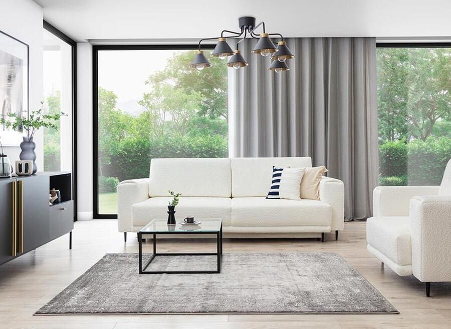 Maxi Huis Vloerkleed Codrila Grijs Vuilafstotend Hoge kwaliteit 160 x 220