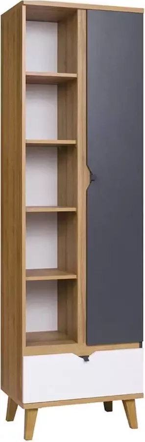 Maxi Huis Memone R1D1SZ moderne boekenkast voor een jeugdkamer