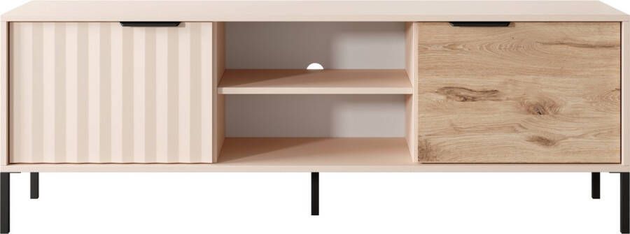 Maxi Huis TV-meubel 153 RAVE Planken Soft close Beige + Viking eik 153 cm