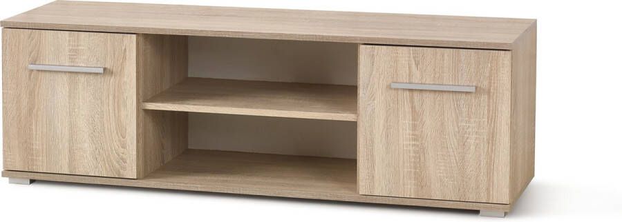 Maxi Maja TV-meubel in Sonoma kleur Kast met planken Design 120 cm Scandinavische stijl