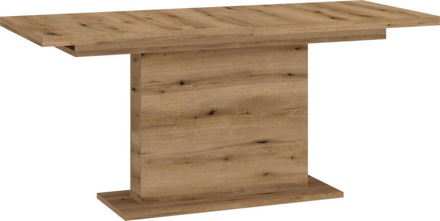 Maxi Huis VERO MDT20 Tafel uitschuifbare tafel 160 200 x 90 cm eettafel bruin coast evoke eiken