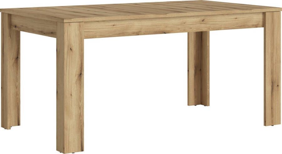 Maxi Huis VERO T04 Tafel uitschuifbare tafel 160 200 x 90 cm eettafel bruin