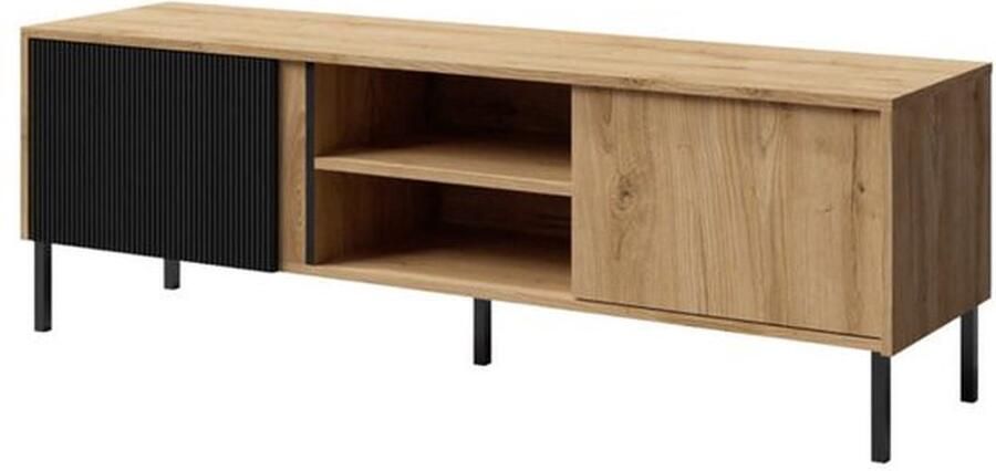Maxi Maja MIA TV-meubel 150 cm 1 stuk Eternal Eik en Zwart