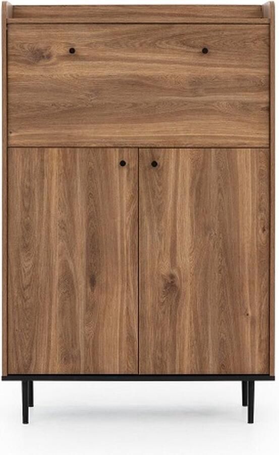 Maxi Maja Vasina ladekast bar 90 cm 1 stuk met metalen poten en zachte sluiting