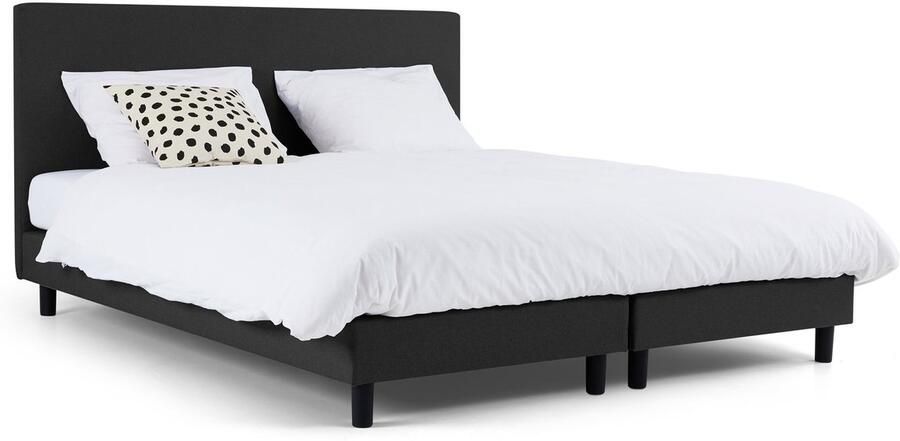 Maxi Box Ambra met Easy Pocket 300 matras 180 x 200 cm dark grey