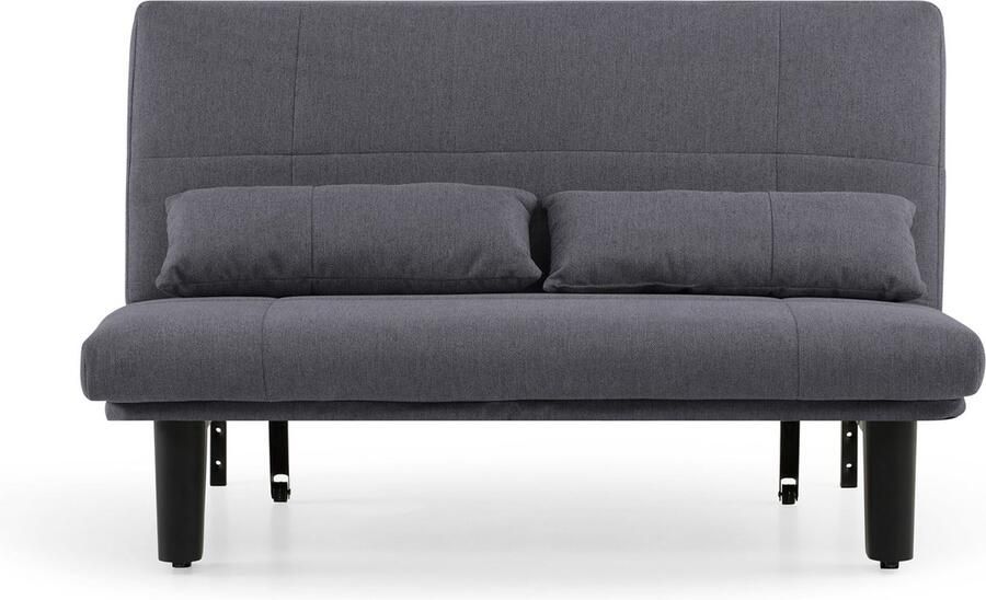 Maxi Slaapbank Chicago 2-persoons 147 5 x 195 5 x 40 5 cm obsidian