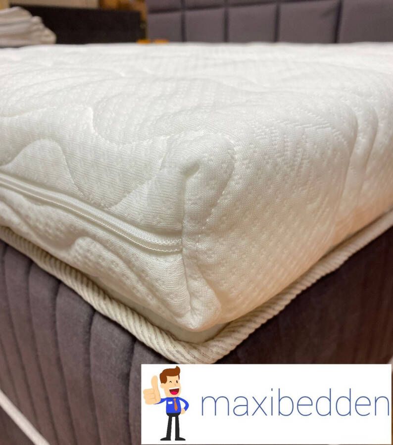 Maxibedden 160x200 Topmatras 9cm dik Nasa Traagschuim Afritsbaar en wasbaar Topper Topdek Visco