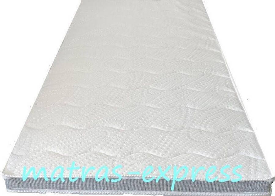Maxibedden Matras-Express Topper 160x200 Traagschuim 7cm dik Afritsbaar hoes Anti allergie Topmatras 3D border