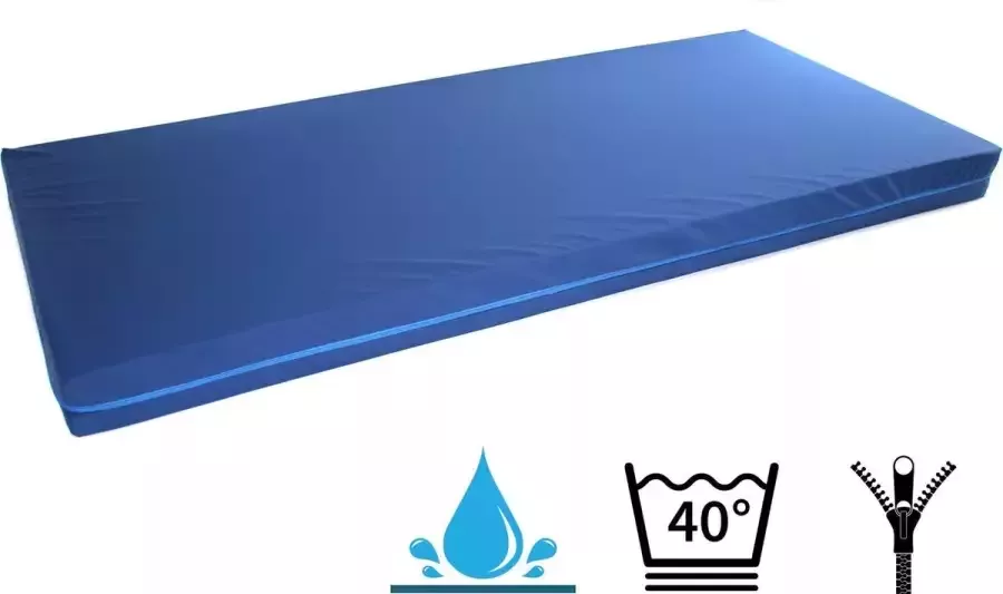 Maxibedden Matras met incontinentiehoes 90x200 cm Zorgmatras ca. 15 cm dik Waterdicht Afwasbaar