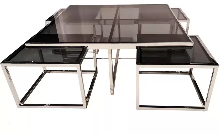 Maxicomfy Astra Multifunctioneel salontafel Zilver Smoke