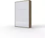 Maxima House INVENTO 02 Elegance Verticaal Vouwbed Logeerbed Opklapbed Bedkast Country Eiken Hoogglans Wit 200x120 cm - Thumbnail 2