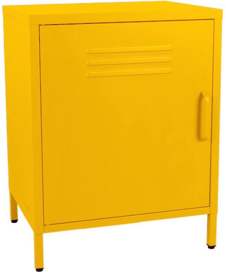 MaximaVida metalen lockerkastje Finn 52 x 40 x 67 cm okergeel