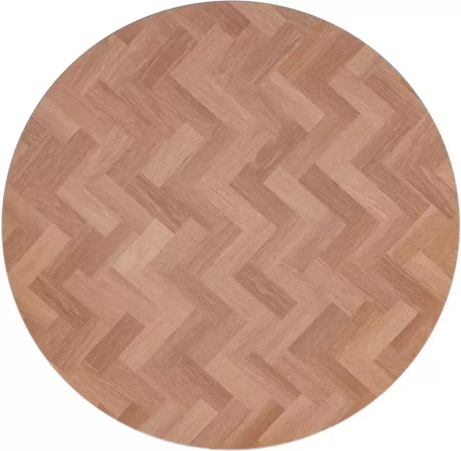 MaximaVida rond tafelblad Copenhagen 58 cm HPL fishbone look