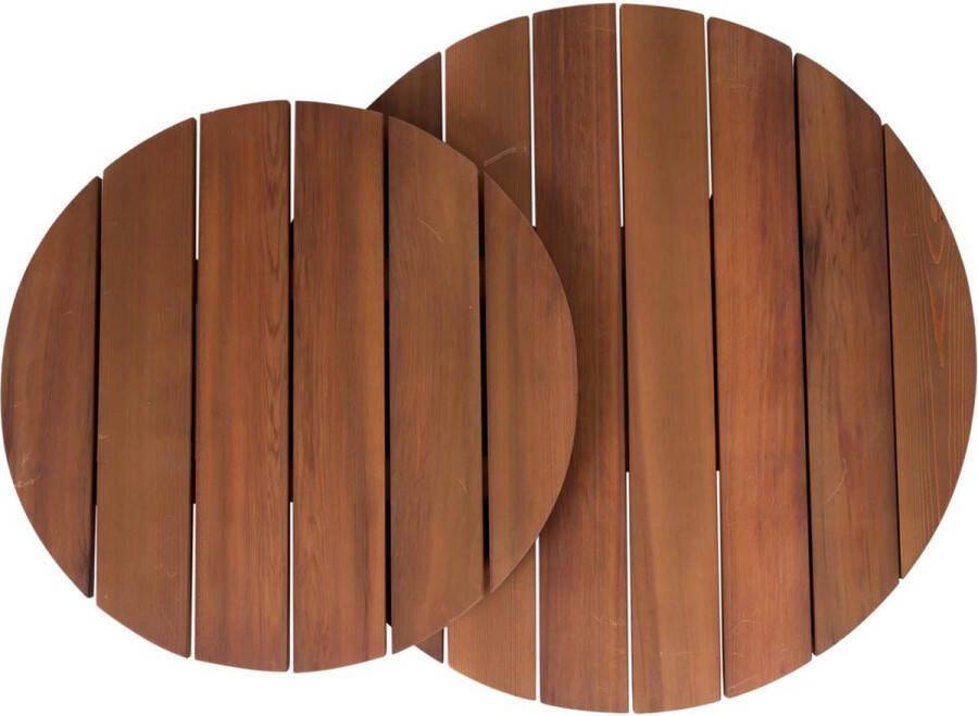 MaximaVida ronde outdoor tafelbladen set Vancouver 75 cm speciaal voor buiten