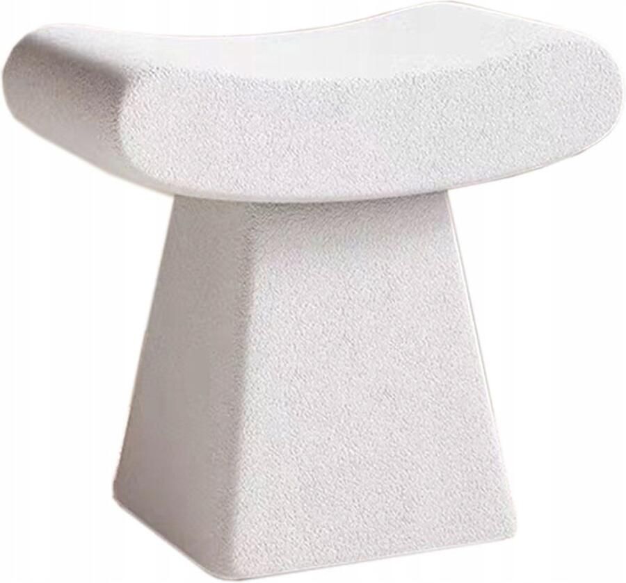 Maxx MODERNE LAMB POEF GEPROFILEERDE ZITTING VOETENSTEUN KRUK ZITTING