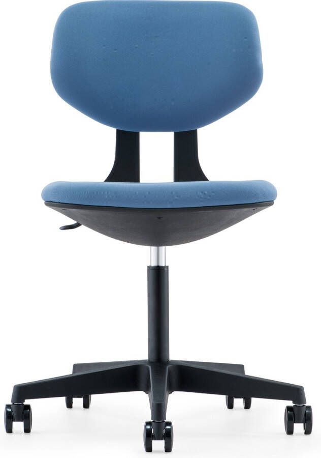 MaxxHome Bureaustoel – Ergonomische bureaustoel – Stoel High-end Laag- Bureau – Bureaustoel kinderen en volwassenen Blauw - Foto 2