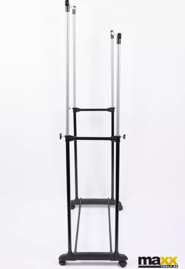 MaxxHome Kledingrek verrijdbaar kledingrek dubbel 160cm