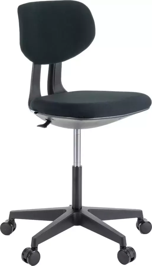 MaxxHome Luxe Bureaustoel High-end Laag Met wieltjes Zwart - Foto 2