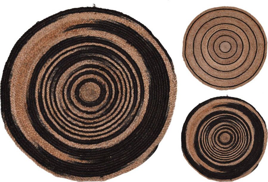 MaxxHome Tapijt Vloerkleed Jute Ritual 90cm