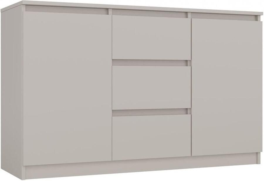 Maxy-shop Dressoir 120 cm 3 lades creme