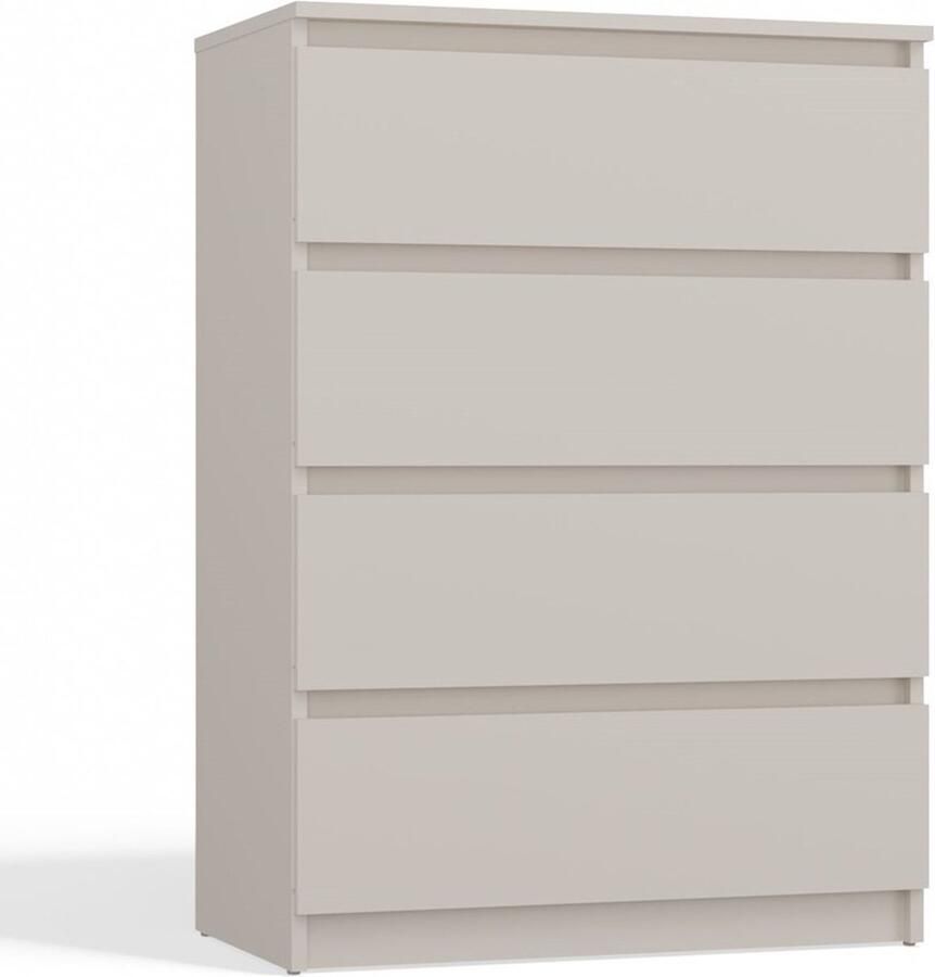 Maxy-shop Ladekast 4 lades Creme